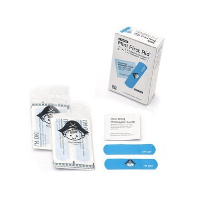 I'M OK! Blue Pirate Mini First Aid refill