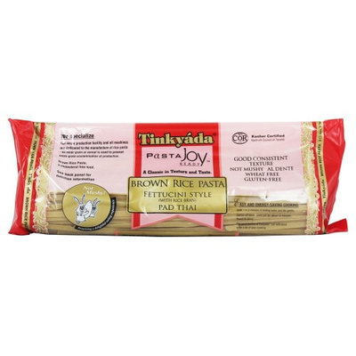 Tinkyada Pasta - Brown Rice Pasta Fettucini Style Pad Thai With Rice Bran - 14 oz (pack of 12)