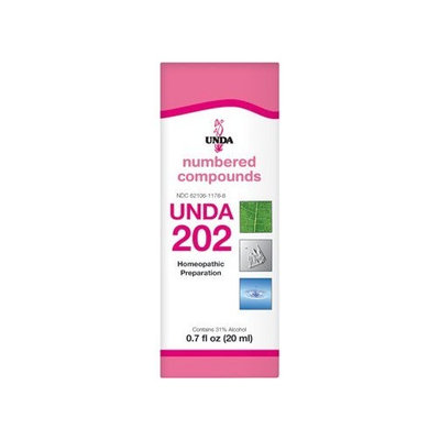 UNDA - UNDA 202 Numbered Compounds - Homeopathic Preparation - 0.7 fl oz (20 ml)