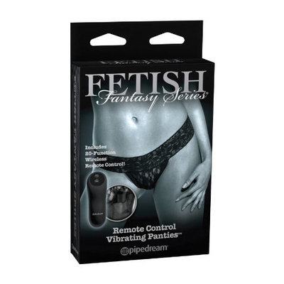 Pipedream Remote Control Vibrating Panties Regular Size, Black