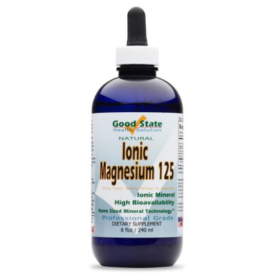 Good State Liquid Ionic Minerals Magnesium (96 Servings At 150 Mg Elemental - Plus 5 Mg Ionic Trace Minerals and 2 Mg Fulvic Acid) (8)