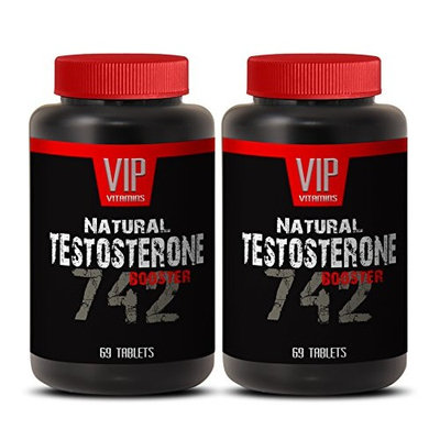Natural libido booster supplement - TESTOSTERONE BOOSTER 742 - Natural aphrodisiacs - 2 Bottles 138 tablets