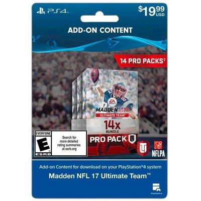 Incomm Madden 17 14 Pro Pack Sony