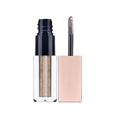 Baoblaze 6 Colors Glitter Eyeshadow Waterproof Shimmer Pigment Liquid Metallic Silver Gold - 05