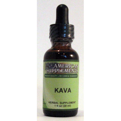 Kava No Chinese Ingredients American Supplements 1 oz Liquid