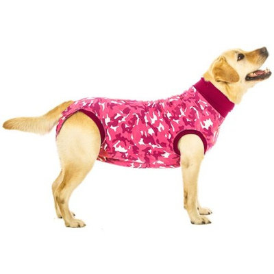 Suitical Recovery Suit for Dogs - Pink Camo