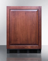 Summit ALB753BIF 5.5 Cu. Ft. Black Undercounter Built-In Compact Refrigerator