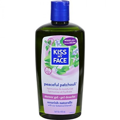 Kiss My Face Peaceful Patchouli Bath & Shower Gel 473 ml by Kiss My Face