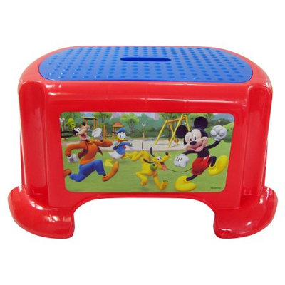 Jakks Pacific MICKEY MOUSE CLUBHOUSE CAPERS RACERS STEP STOOL