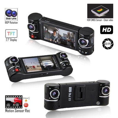 Indigi-usa Indigi NEW F600 Dashboard DVR Camera [ HD @ 30fps + 2.7