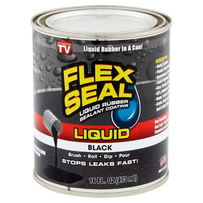Flex Seal Liquid Rubber in a Can, 16-oz, Black
