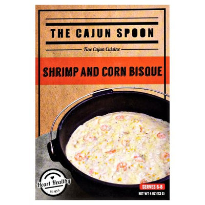 CAJUN SPOON SHRIMP AND CORN BISQUE