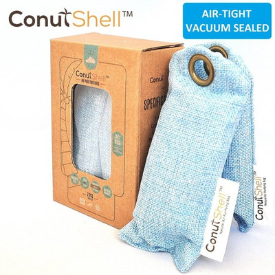 Premium Coconut Shell Charcoal Natural Air Purifying Bag And Shoe Deodorizer (2 pieces)