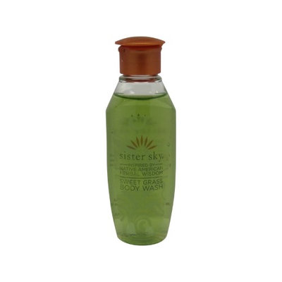 Sister Sky Sweet Grass Body Wash lot of 4 bottles. oz (Pack of 4)