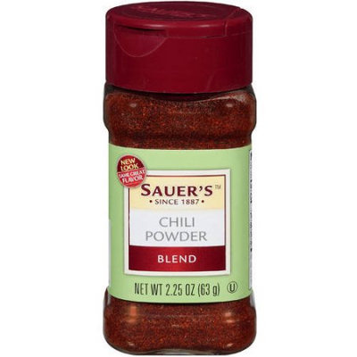 Sauer's Chili Powder, 2.25 oz Jars, 6 pk