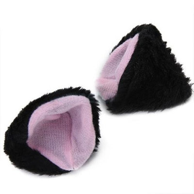 niceeshop(TM) Animal Cosplay Cat Ear Headband with Bell (White&Pink,Set of 2pcs)