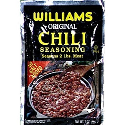 Williams Original Chili Seasoning (Pack of 6)