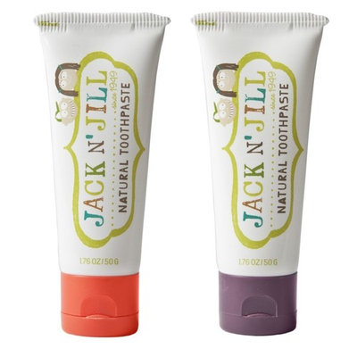 Jack N' Jill Natural Toothpaste, Strawberry & Blackcurrant, 1.76oz (Pack of 2)