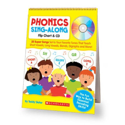 Scholastic. Inc. Scholastic 978-0-545-10435-7 Phonics Sing-Along Flip Chart & CD
