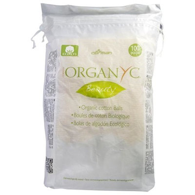 Organyc, Organic Beauty Cotton Balls, 100 Pieces