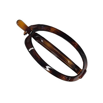 Charles J. Wahba JUMBO Open Oval Barrette w/Hook (FRANCE)