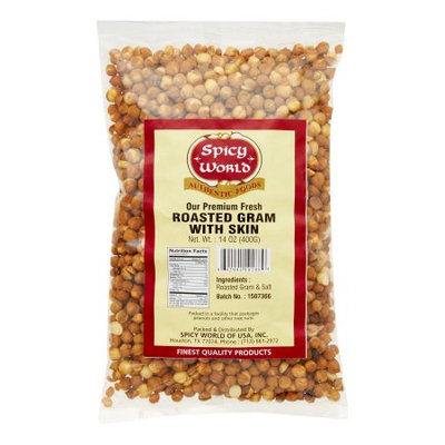 Spicy World Roasted Chana Whole, 14 Oz