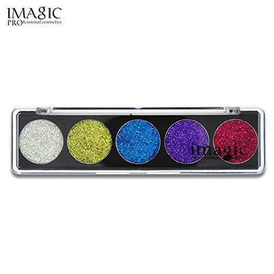 Fenleo 5 Colors Long-lasting Shimmer Glitter Eye Shadow Powder Palette Matte Eyeshadow Cosmetic Makeup