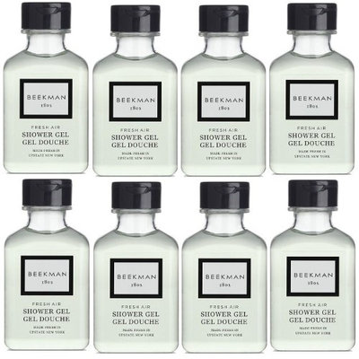 Beekman 1802 Fresh Air Shower Gel Lot of 8 Each 1oz Bottles. oz (Pack of 8)