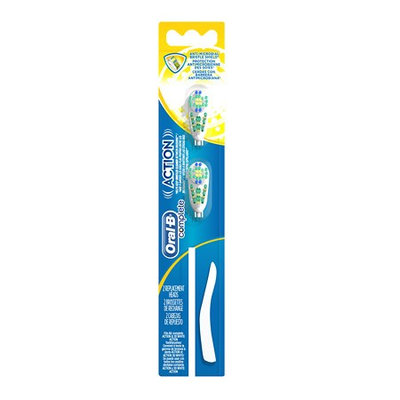 Oral-B Complete Action Anti-Microbial Power Toothbrush Replacement Head 2.0 ea(pack of 4)