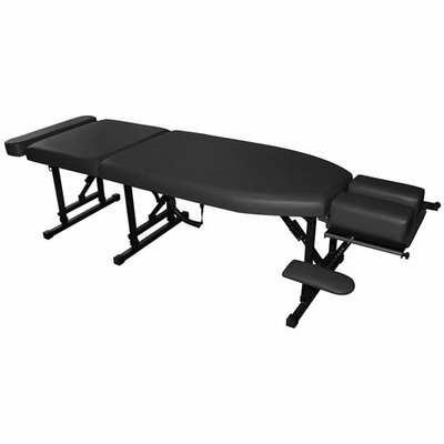 Sheffield 160 Elite Professional Portable Chiropractic Table - Charcoal