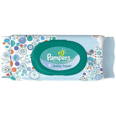 Pampers Baby Fresh Wipes Travel Pack 64 ea