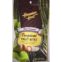 Hawaiian Host Tropical Fruit Bites Milk Chocolate Covered Coconut 6 oz.