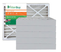 AFB Bronze MERV 6 18x30x4 Pleated AC Furnace Air Filter. Filters. 100% produced in the USA. (Pack of 6)