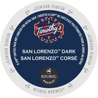 Keurig Timothy's World Coffee San Lorenzo Dark K-Cup Portion Pack