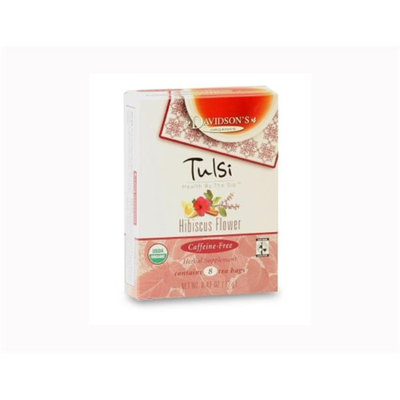 Davidson's Tea Davidson Organic Tea 2256 Tulsi Hibiscus Tea Box of 8