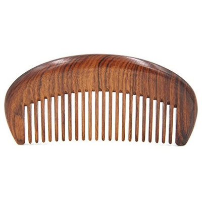 Handmade Premium Quality Natural African Mopane Wood medium tooth Massage Hair Comb, Seamless Pocket Wooden Comb 4.5