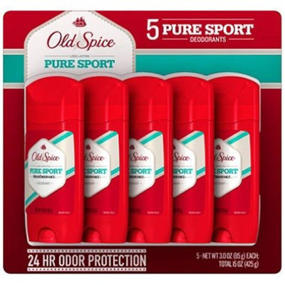 Spice Pure Sport Deodorant (3.0 oz., 5 pk.) (pack of 6)
