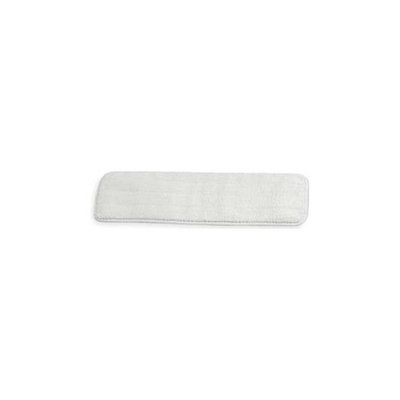 Dry Mop Pad, White, 18 In. L, 18-1/2 In. W