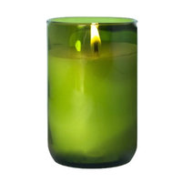 Made With A Mission Wine Bottle Candle Amber/Hazel