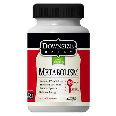 Downsize Daily Metabolism-60 Caps-Contains Raspberry Ketones & African Mango, Helps Boost Weight Loss, Balance Energy, Lose Weight Fast, Appetite Suppressant