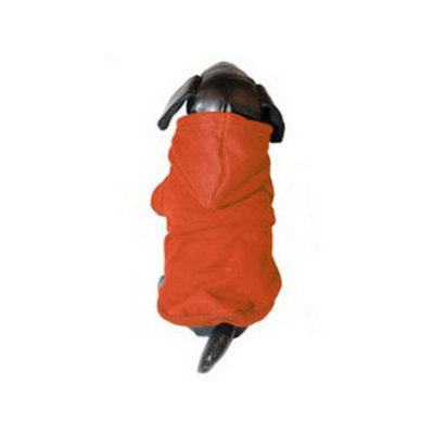 Pet Life Fashion Plush Cotton Pet Hoodie Hooded Sweater Orange, Small