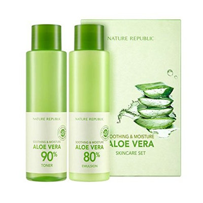Nature Republic Soothing&Moisture Aloe Vera Skin Care Set