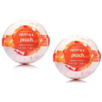 Bath and Body Works 2 Pack Pretty as a Peach Bath Fizzy 4.6 Oz.