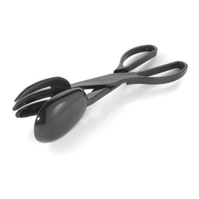 Fineline Settings 3304CL Clear Salad Scissor Tongs-Bulk-48 pcs