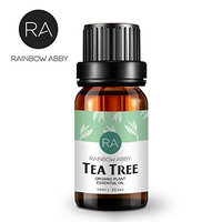 Tea Tree Oil- 100% Pure, Best Therapeutic Grade Essential Oil by Rainbow Abby - 10ml