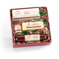 Hickory Farms 4-Piece Farmhouse Sausage & Cheese Sampler Holiday Gift Pack
