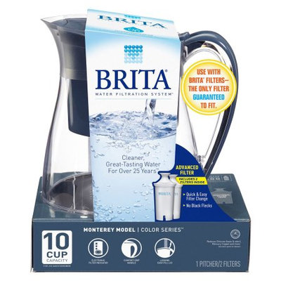 Brita Monterey Water Filtration System, Charcol (plus 2 filters)