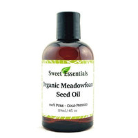 100% Pure Organic Meadowfoam Seed Oil | 4oz | Cold Pressed | For Hair, Skin & Nails | Eyelash Growth | For All Skin & Hair Types | Also Excellent For Mature Skin