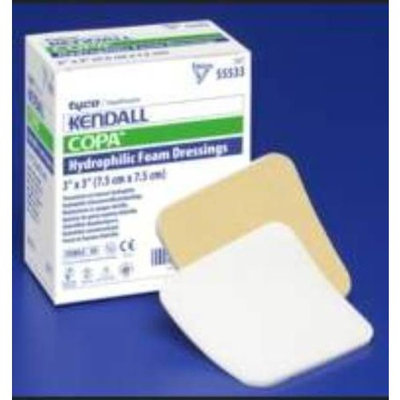Copa Hydrophilic Island Ultra-Soft Foam Dressing ''6 x 6 , 10 Count''