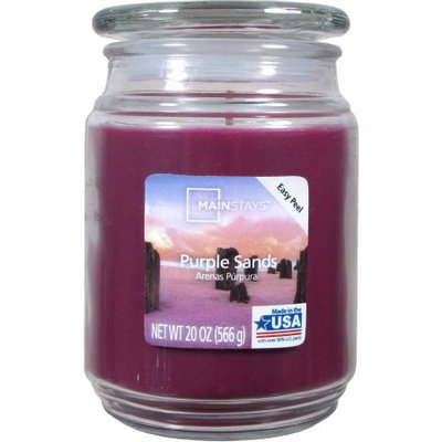 Candle Lite Mainstays 20-Ounce Scented Candle, Purple Sands
